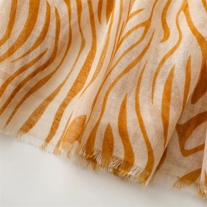 Spring Summer 180*90CM Soft Viscose Printed Shawls Bright Colors Arabic Scarfs for Muslim Women Vertical Striped Hijab Fashion