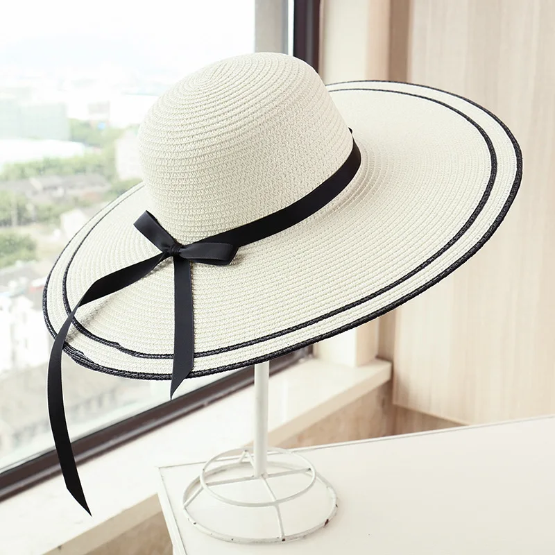 Hot Sale Super Beach Sun Hats Cheap Wide Brim Ladies Summer Sun Beach Women Sun Hats