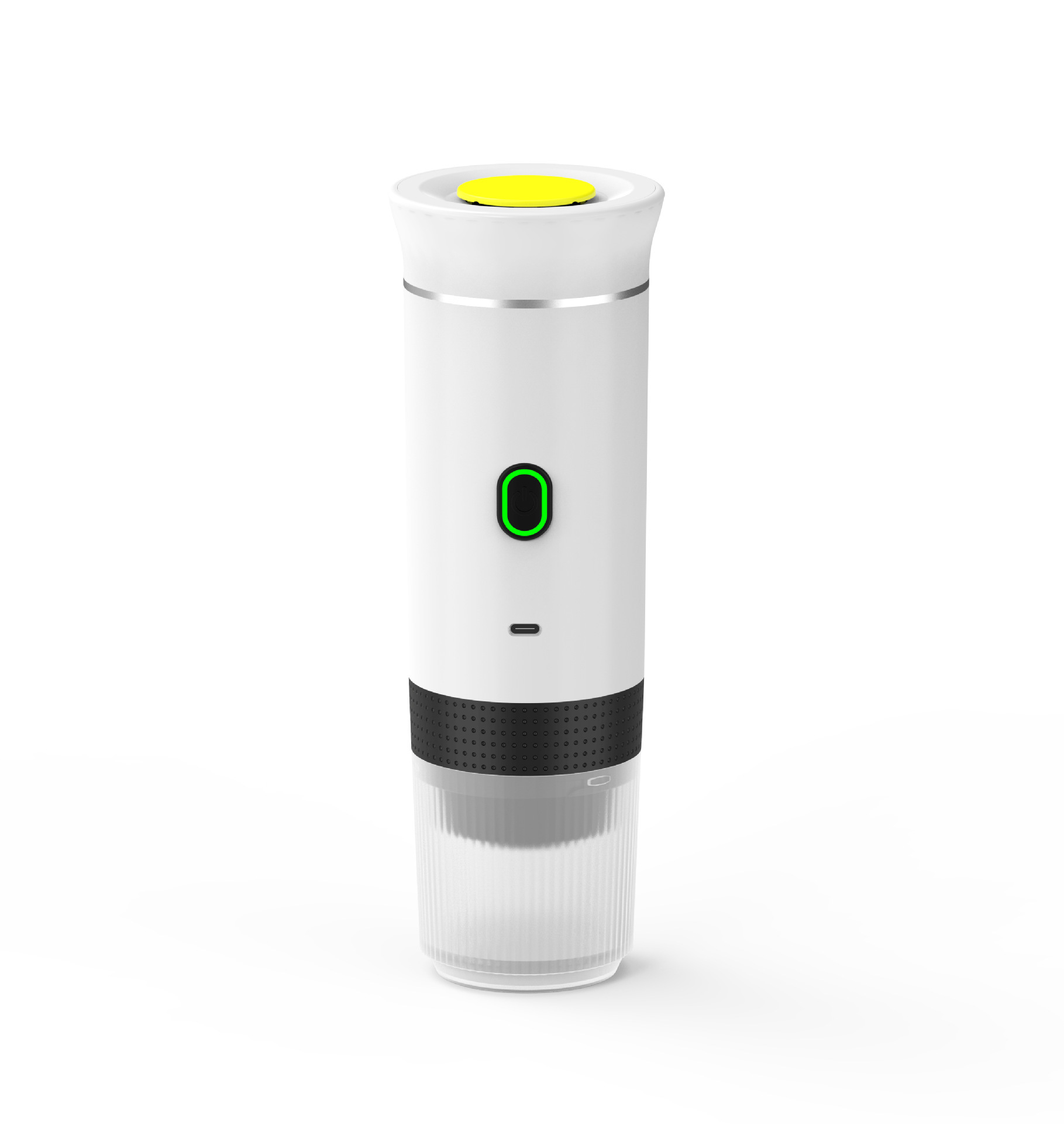 Portable Electric Espresso Machine, Travel Coffee Maker for Camping, Car Coffee Maker with USB-C, Self-Heating, Ground Coffee & NS Capsule