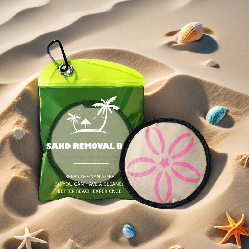 Reusable Magic Beach Cleaning Bag - quick and easy, gentle formula for family vacations and travel, blendable colors, perfect for cleaning up sand after a day at the beach, a beach essential