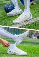Atos professional men's non slip shoes, outdoor boots, ankle, AG/FG sole, youth soccer high heels, training shoes