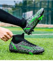 Atos professional men's non slip shoes, outdoor boots, ankle, AG/FG sole, youth soccer high heels, training shoes