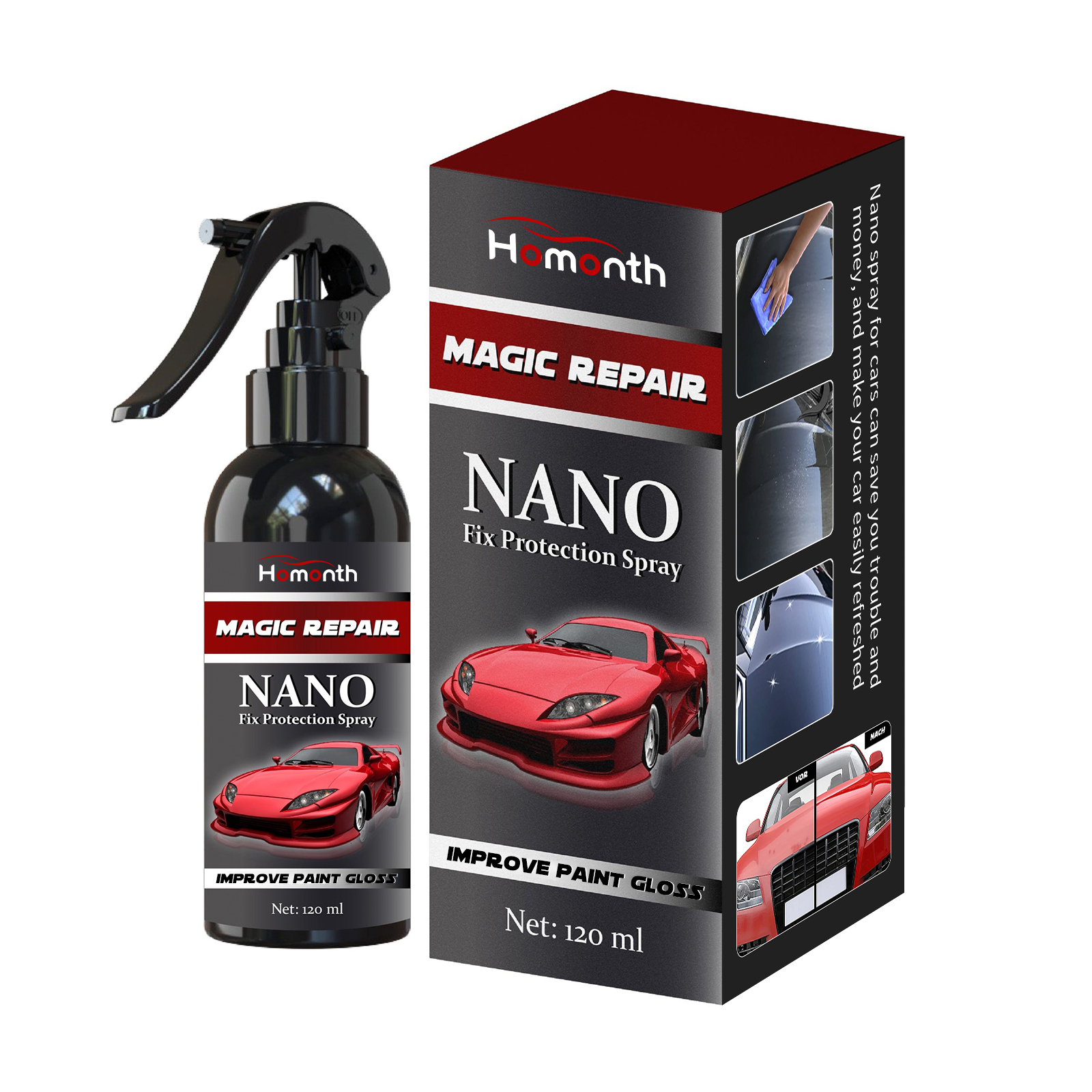 Car Nano Crystal Plating Agent Car Coating Agent Car Paint Maintenance Crystal Plating Wax Sealing Glaze Paint Spray