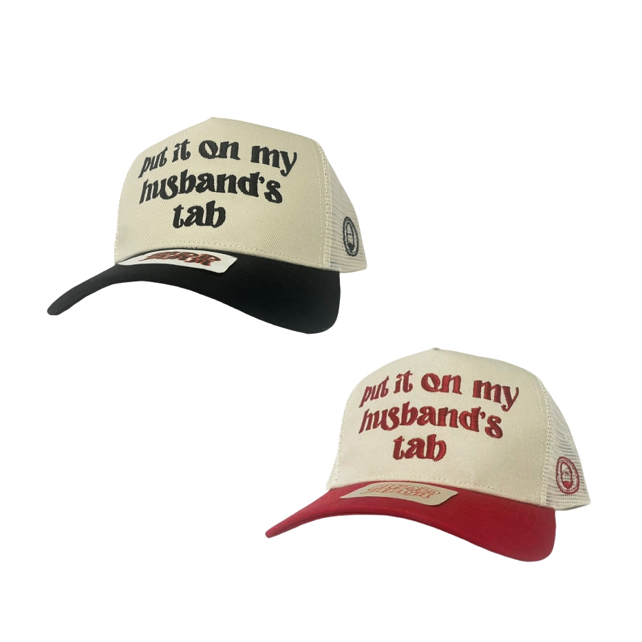 Put it on my Husband's Tab Trucker hat madhatterco hat