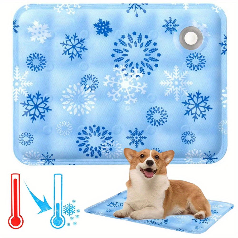 Summer Magic】Summer Pet Ice Cushion for Dogs and Cats, Pet Cooling Pad, Cool but not ice, Long-lasting Cooling, removable and washable ANTI-scratch wear-resistant, Universal cooler for dogs and cats