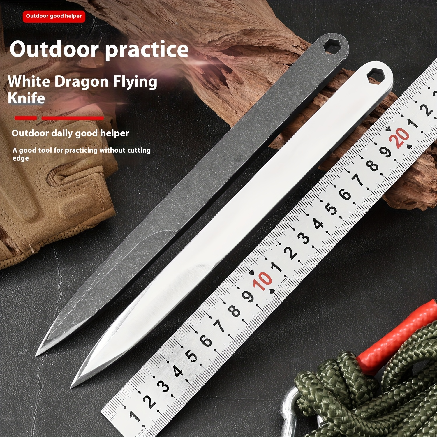 1pc/3pcs Outdoor Small Straight Knife Darts Straight Flying Spinning Flying Steel Needle Throwing Martial Arts Willow Leaf Flying Needle Darts Knife Self Defense
