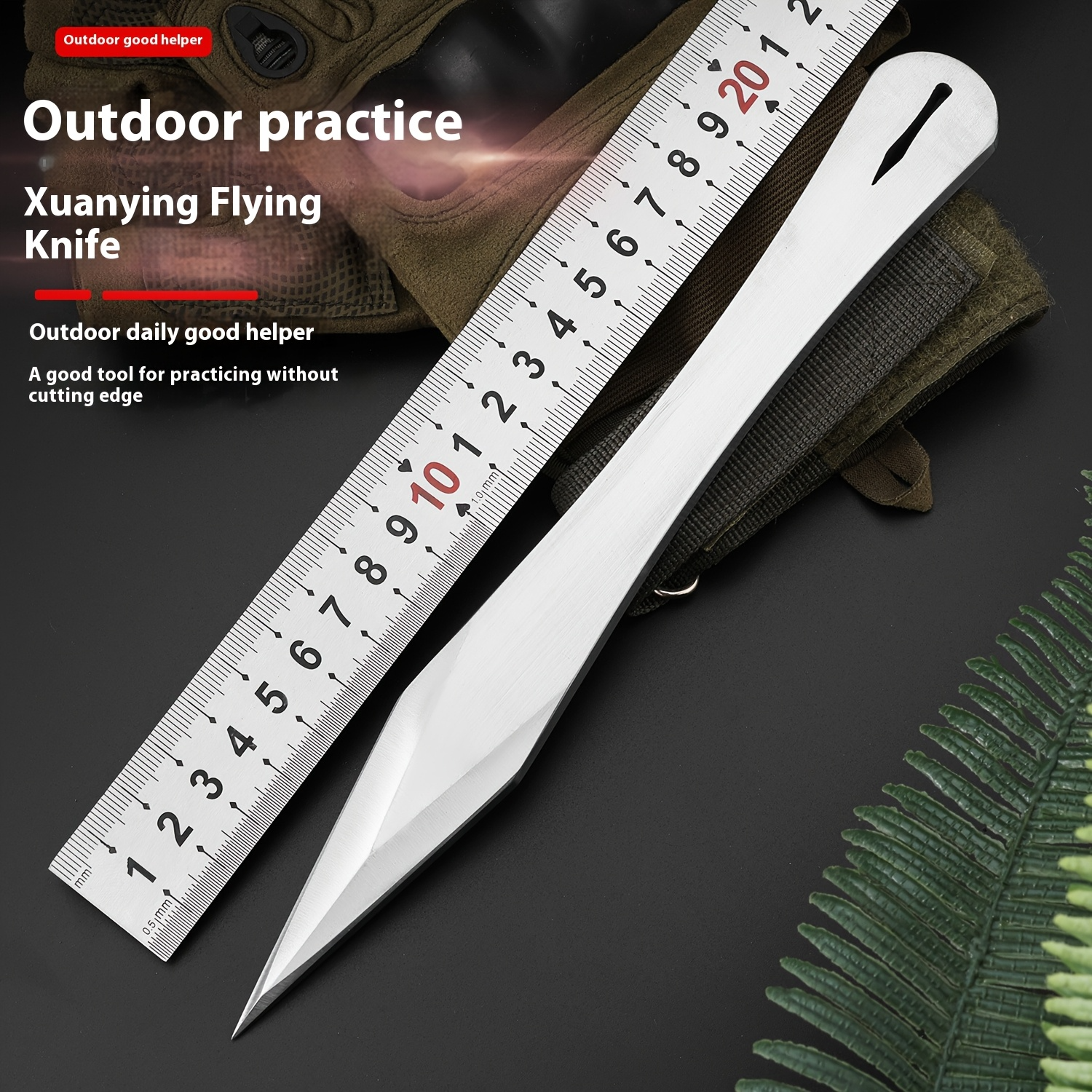 1pc/3pcs Outdoor Small Straight Knife Darts Straight Flying Spinning Flying Steel Needle Throwing Martial Arts Willow Leaf Flying Needle Darts Knife Self Defense