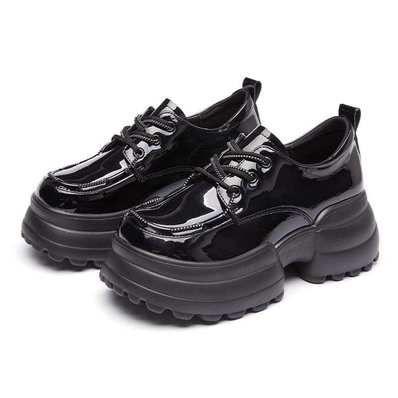 حذاء نسائي أصلي لربيع 2024 بزيادة 5 سم، كعب سponge...