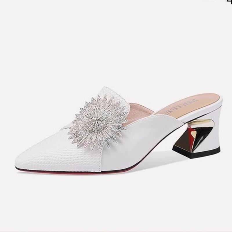 Summer New Women's Fashion Middle Heel Sandals