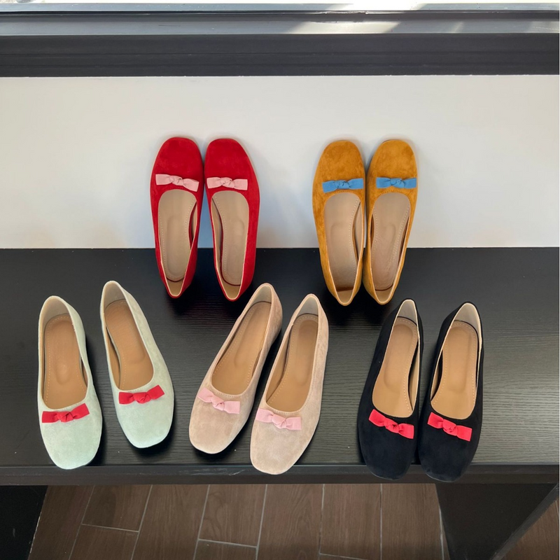 العربية: حذاء راقصات الباليه الفرنسي الجديد للنساء...