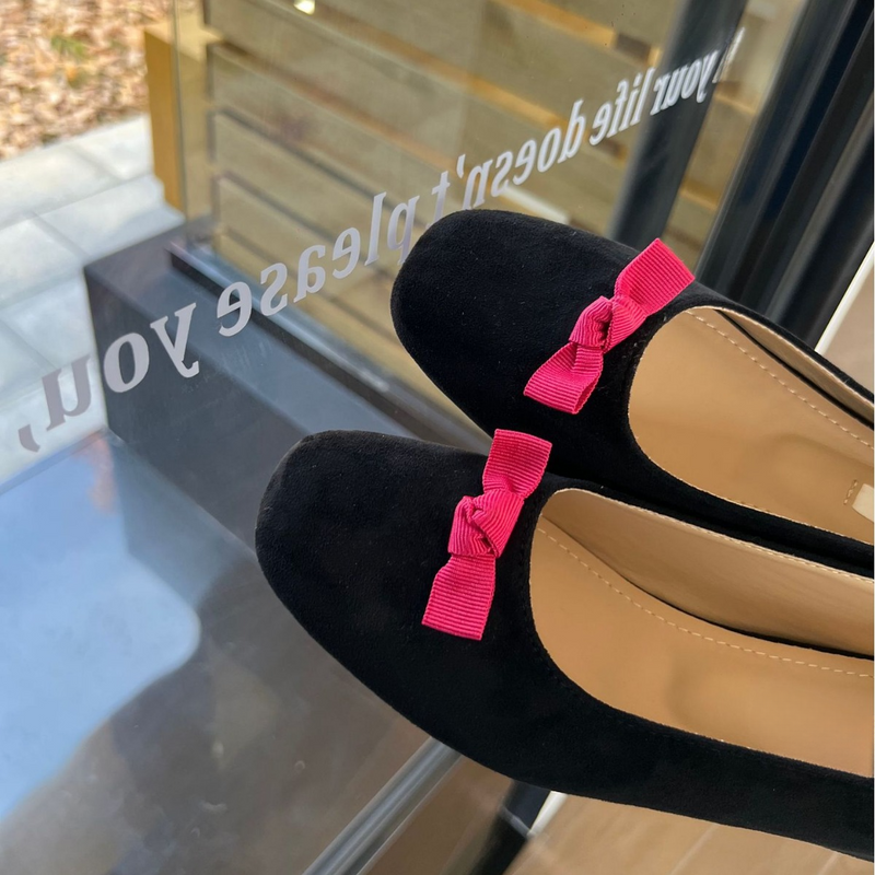 العربية: حذاء راقصات الباليه الفرنسي الجديد للنساء...