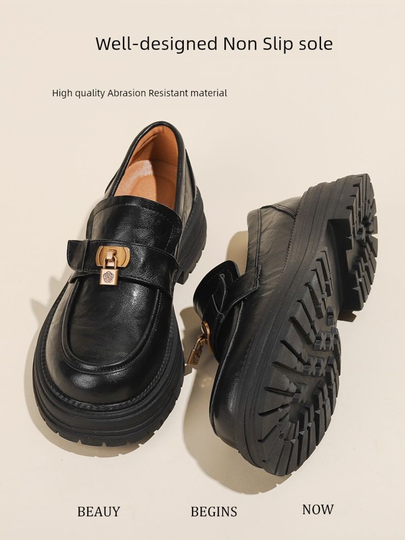 جلد بقرة كامل ~ صنادل نسائية رخوة بدون ارتداء 2025...