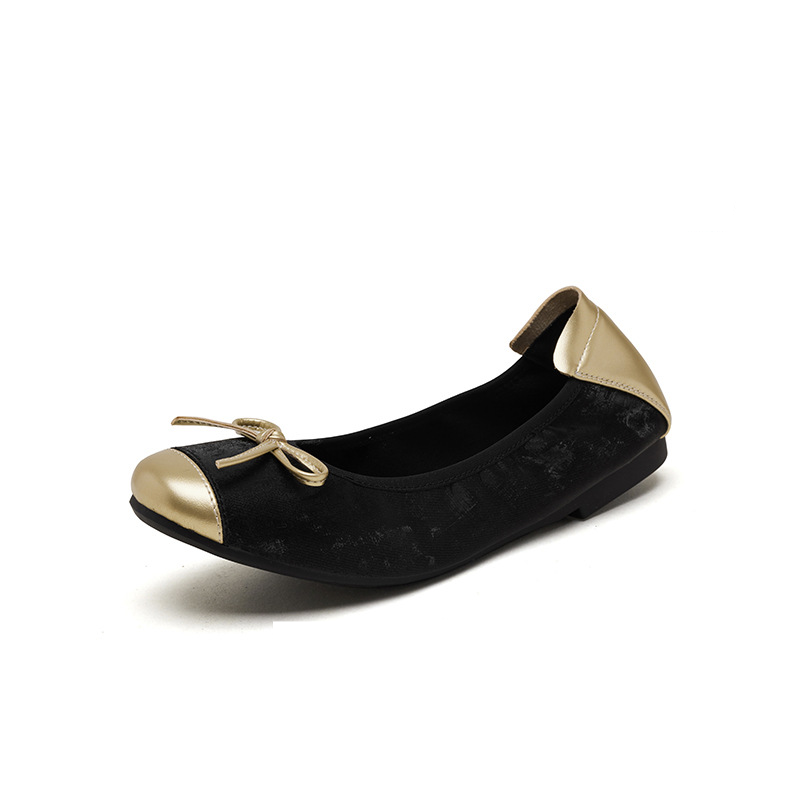 الترجمة: طباع لفافة البيض حذاء واحد للنساء الباليه...