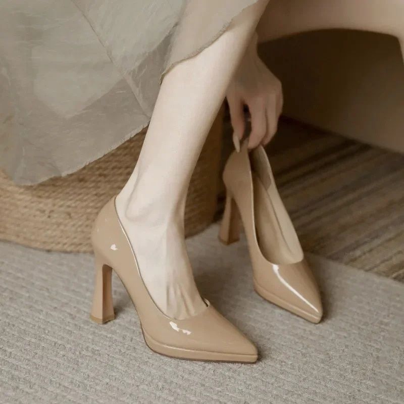 أحذية كعب عالٍ م-fashion رقيقة ورقيقة ذات طراز سوب...