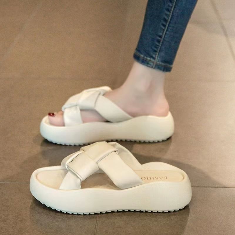 ارتداء صيفي للنساء، نعال مريحة مضادة للانزلاق ذات...