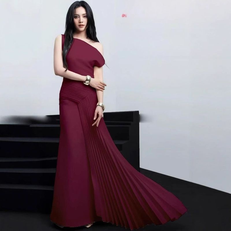 ملابس نسائية أنيقة ب접 طائرة بدون كتف لنساء خريف جد...