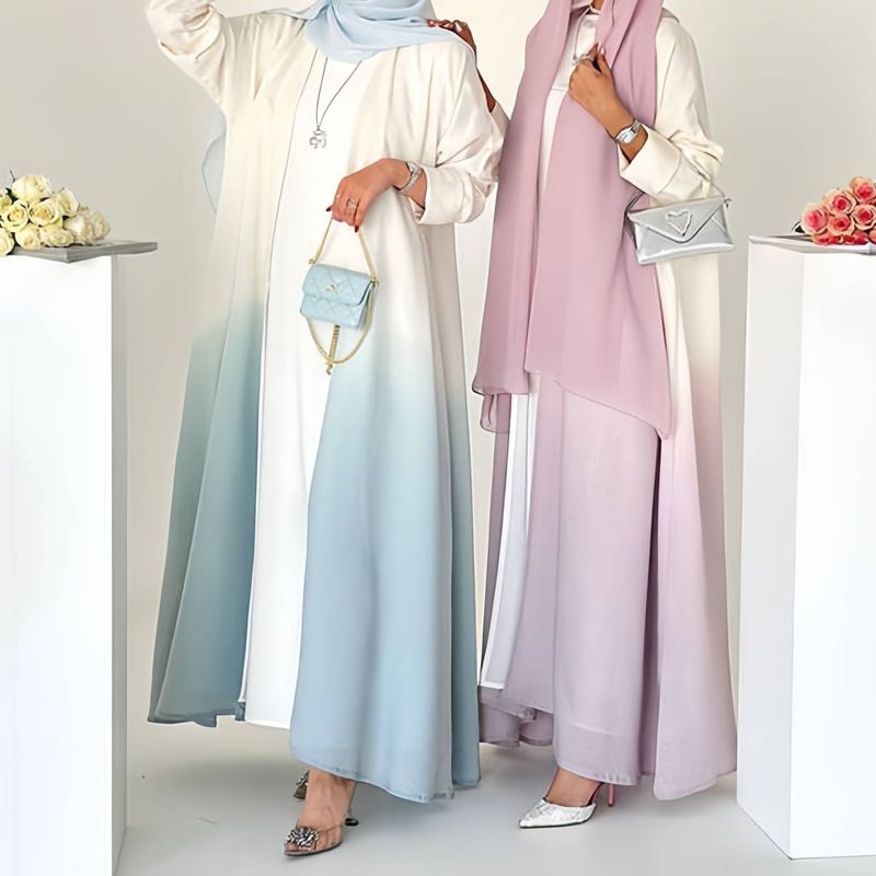 ملابس نسائية ملابس نسائية شرق أوسطية عباية باللون...