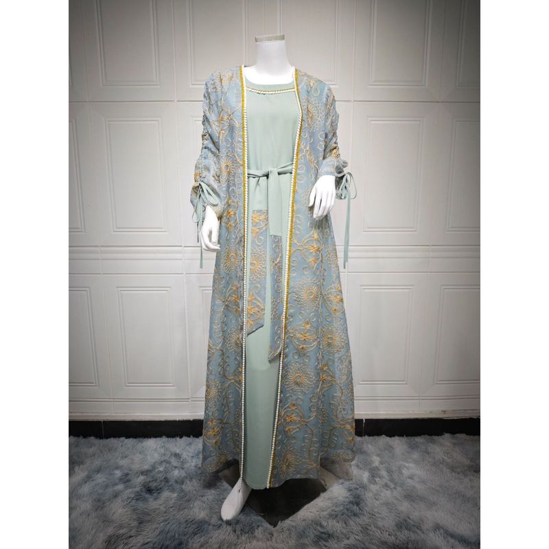 العربية: فستان جديد للنساء المسلمات عباءة مكونة من...