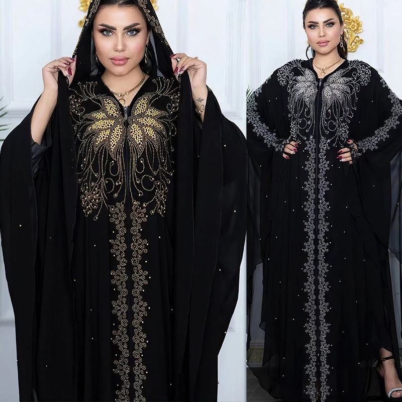 ملابس نسائية شائعة فستان طويل ملابس برقع شرقي
