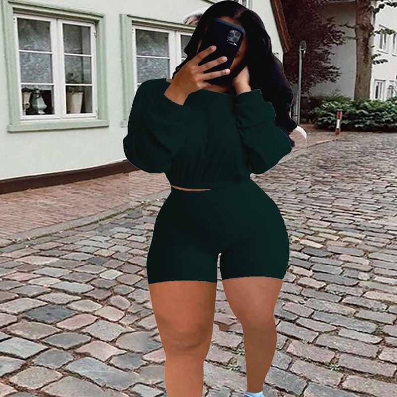 ملابس نسائية موضة نسائية أفضل مبيعًا بلون صلب بدون...