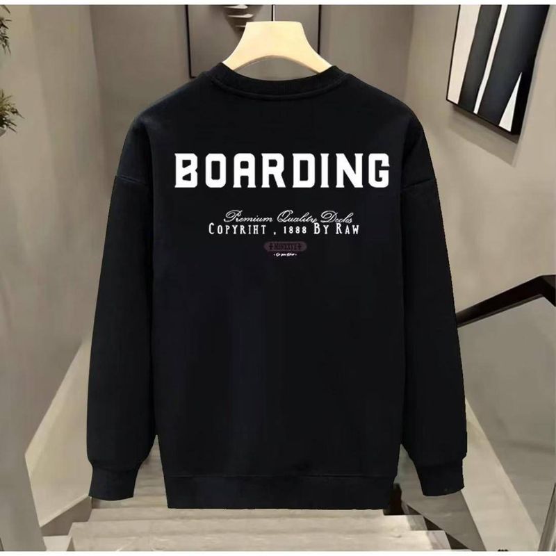 الخريف/الشتاء 2024 سويت شيرت فضفاض حجم أكبر مصنوع...