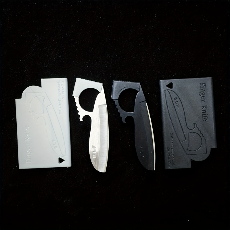 
1pc Outdoor travel camping supplies equipment multifunctional wilderness survival card knife wilderness survival first aid tools