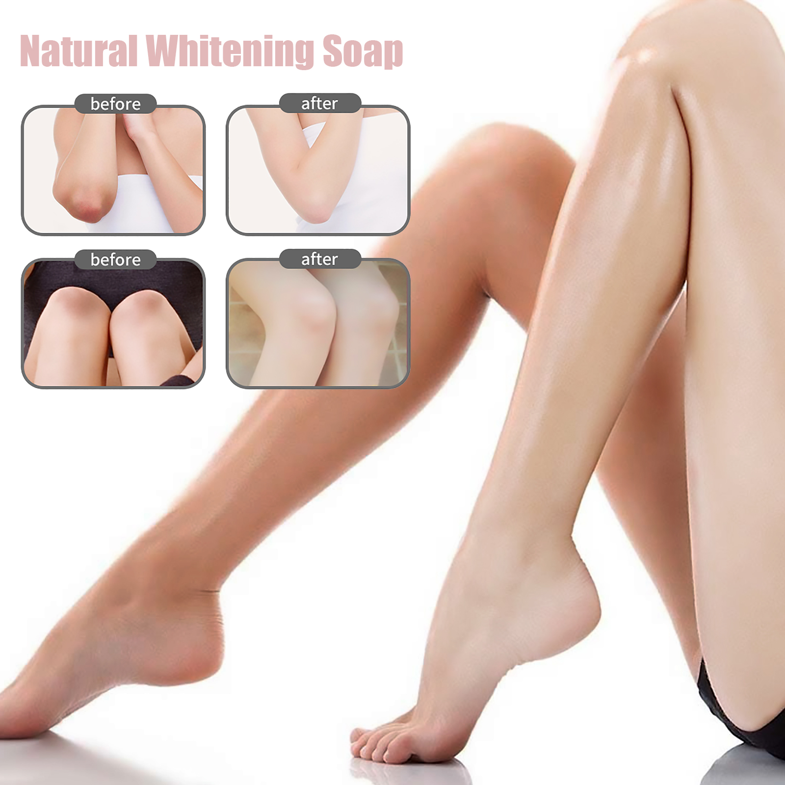 EELHOE Bath Soap, Acne Removal Moisturizing Brightening Skin Body Cleansing Soap