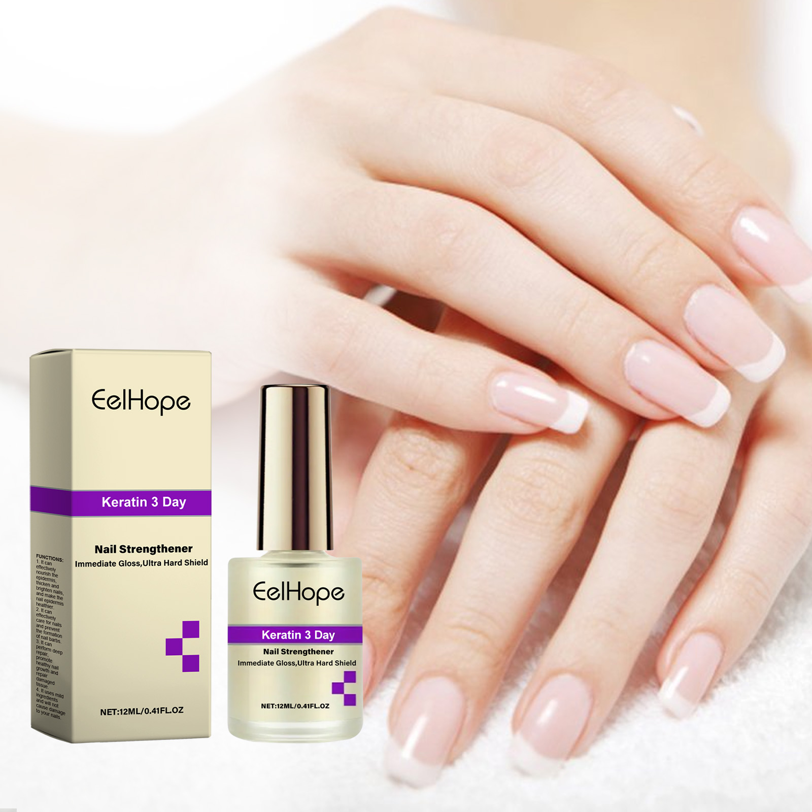 Eelhope Nail Care Solution Hand, Foot, And Nail Exfoliating Soft Nail Moisturizing