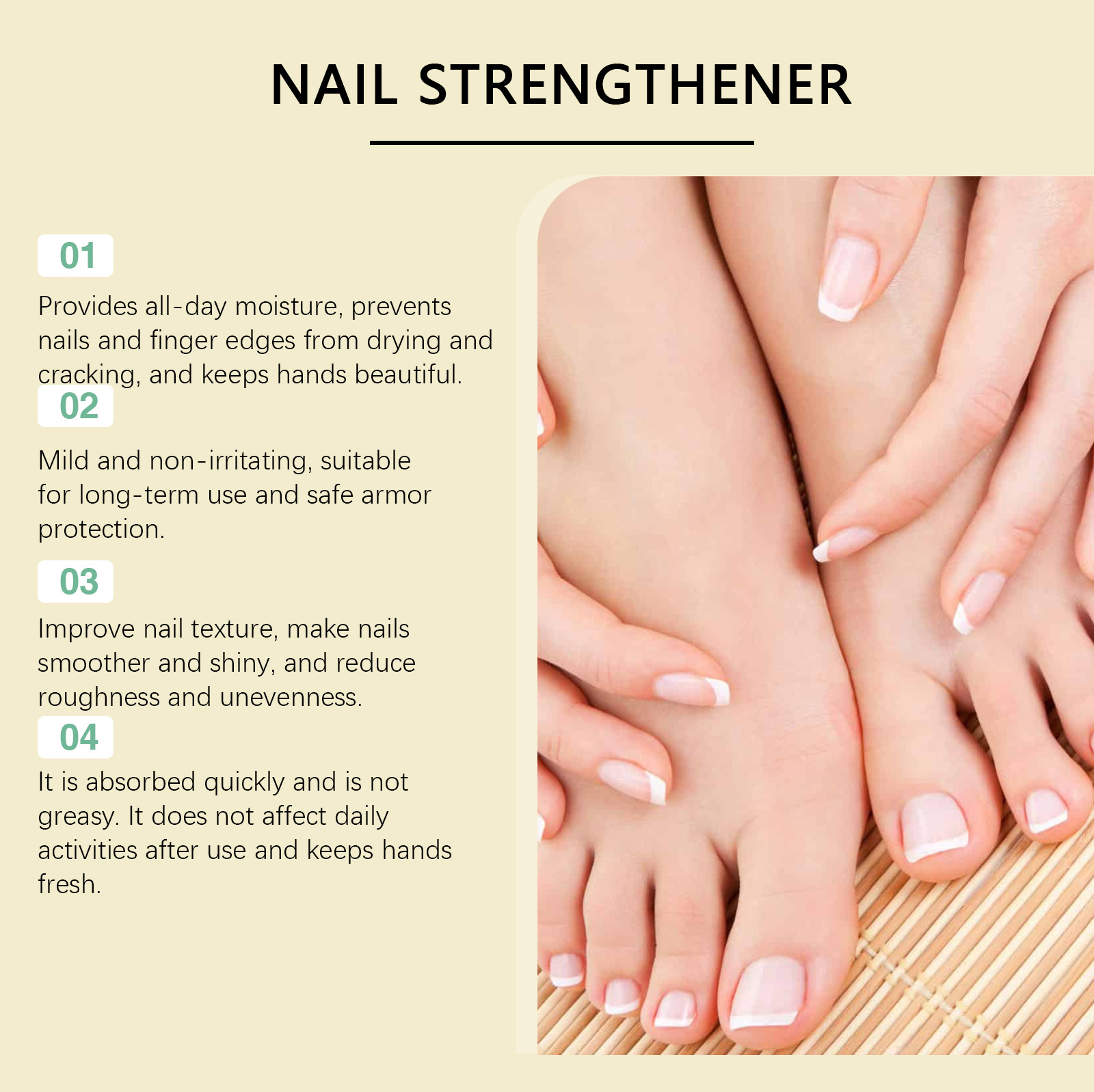 Eelhope Nail Care Solution Hand, Foot, And Nail Exfoliating Soft Nail Moisturizing