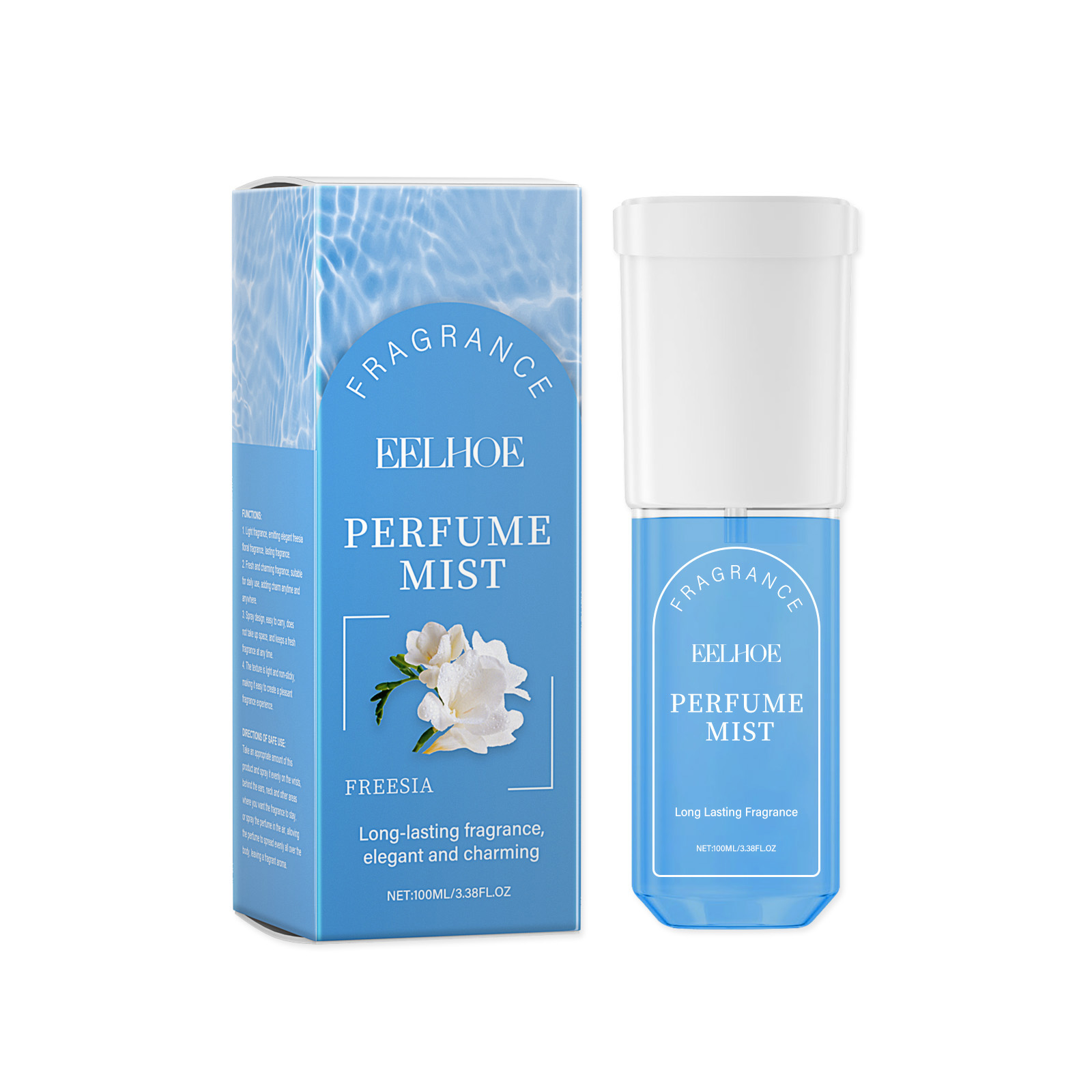 EELHOE Freesia Body Perfume Spray, Light Fragrance Soft Fragrance With Natural Fresh And Not Greasy Light Fragrance