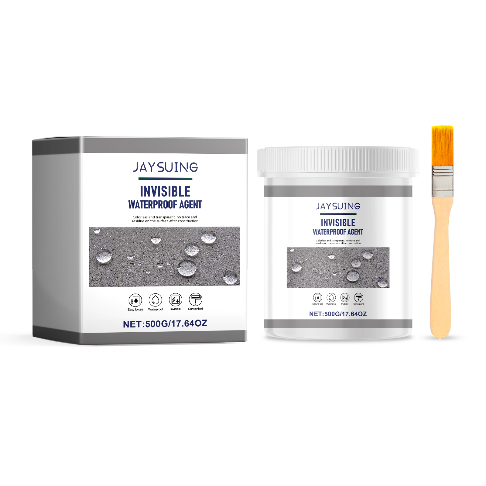 Jaysuing Waterproof Sealant Window Sill Exterior Wall Tile Bathroom Waterproof Plugging Household Waterproof Paint