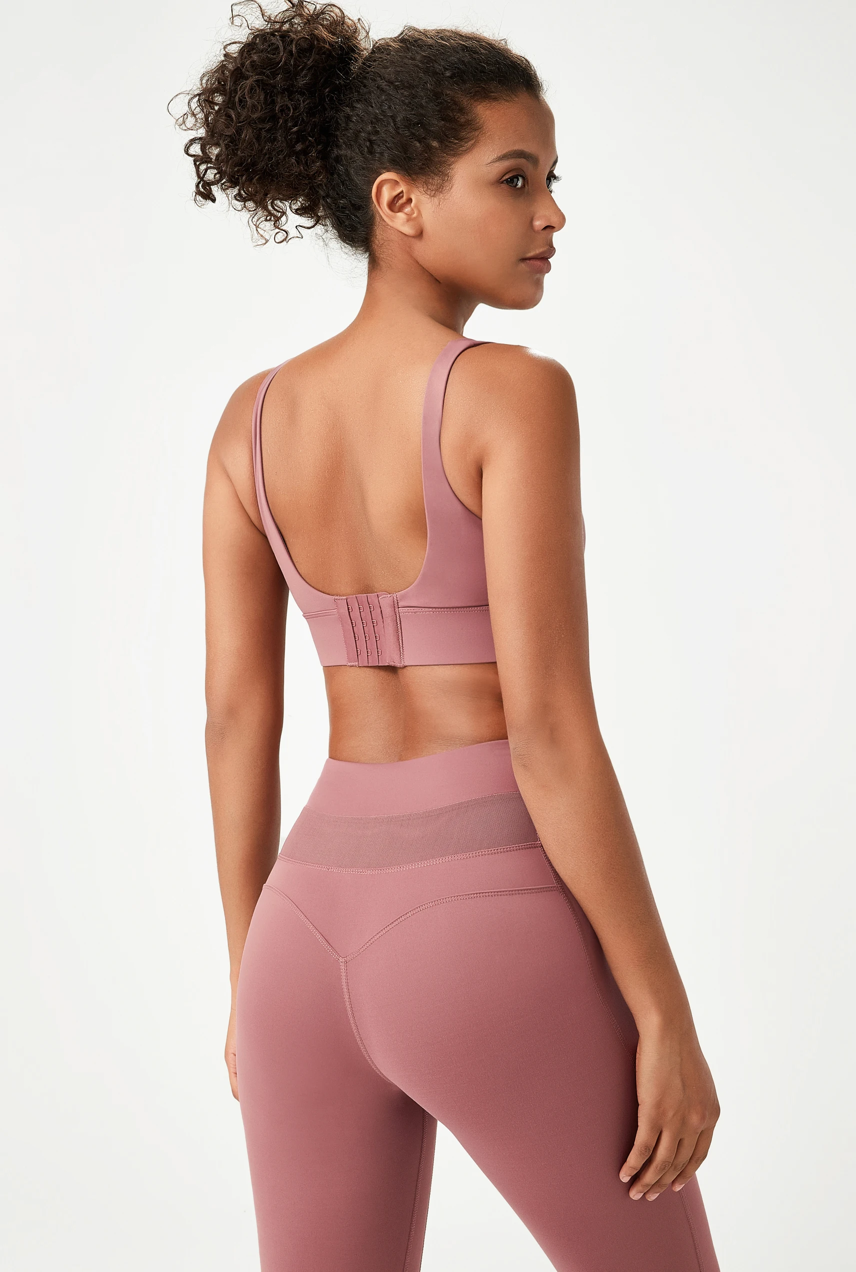 High Quality Polyester Spandex Women's Yoga Workout T-Shirt Compression Fitness Clothing Yoga workout t-shirt