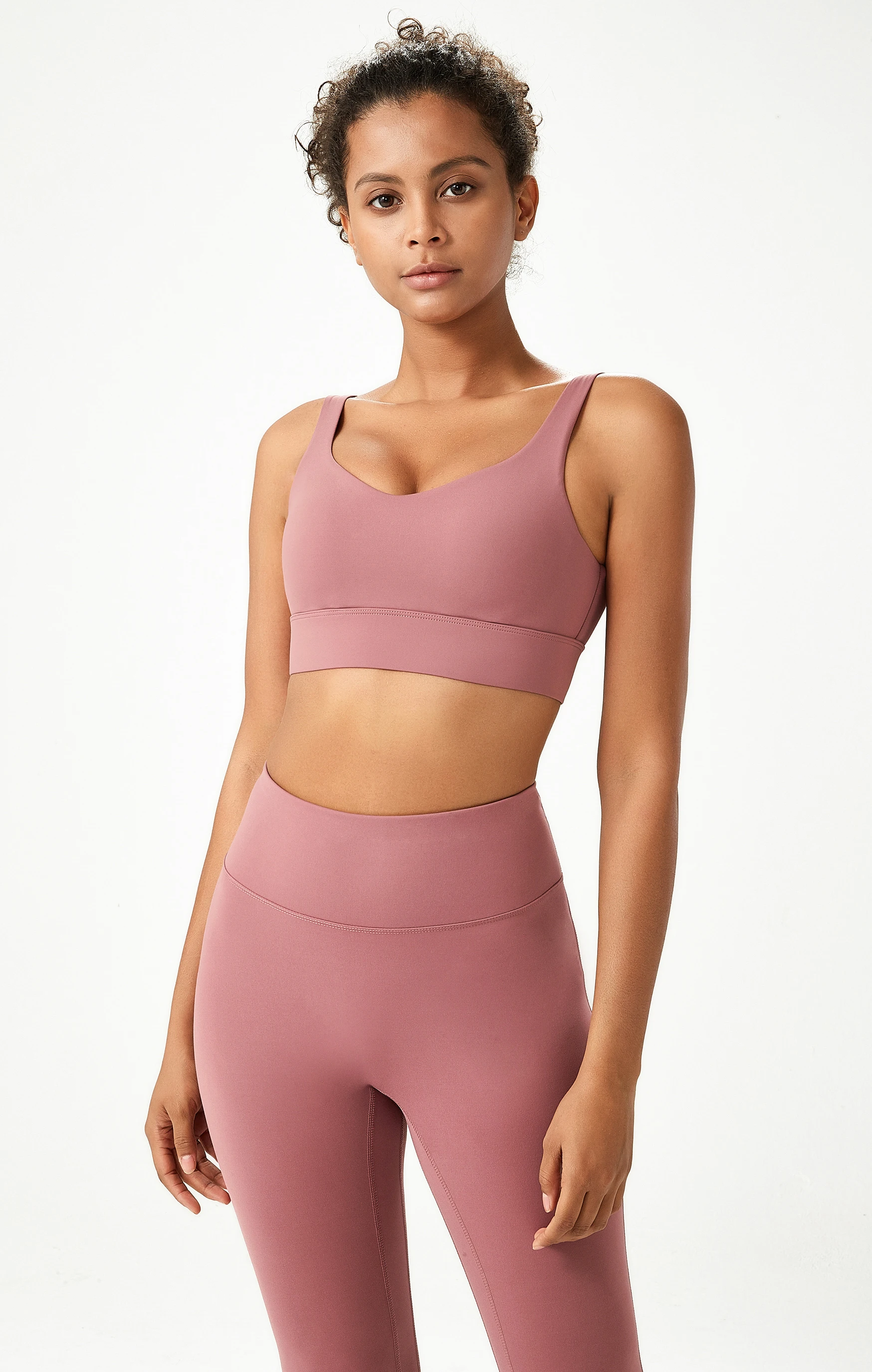 High Quality Polyester Spandex Women's Yoga Workout T-Shirt Compression Fitness Clothing Yoga workout t-shirt