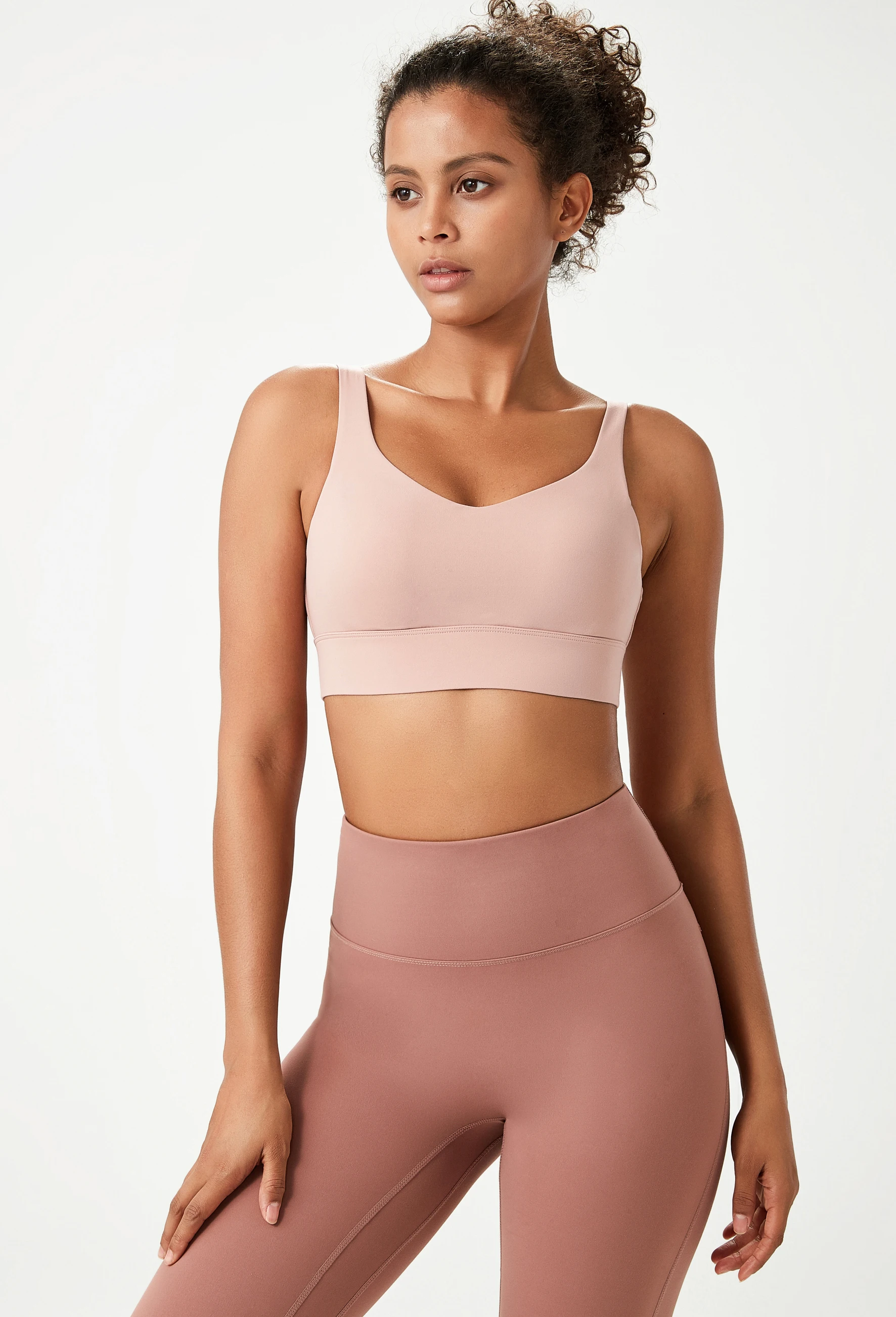 High Quality Polyester Spandex Women's Yoga Workout T-Shirt Compression Fitness Clothing Yoga workout t-shirt