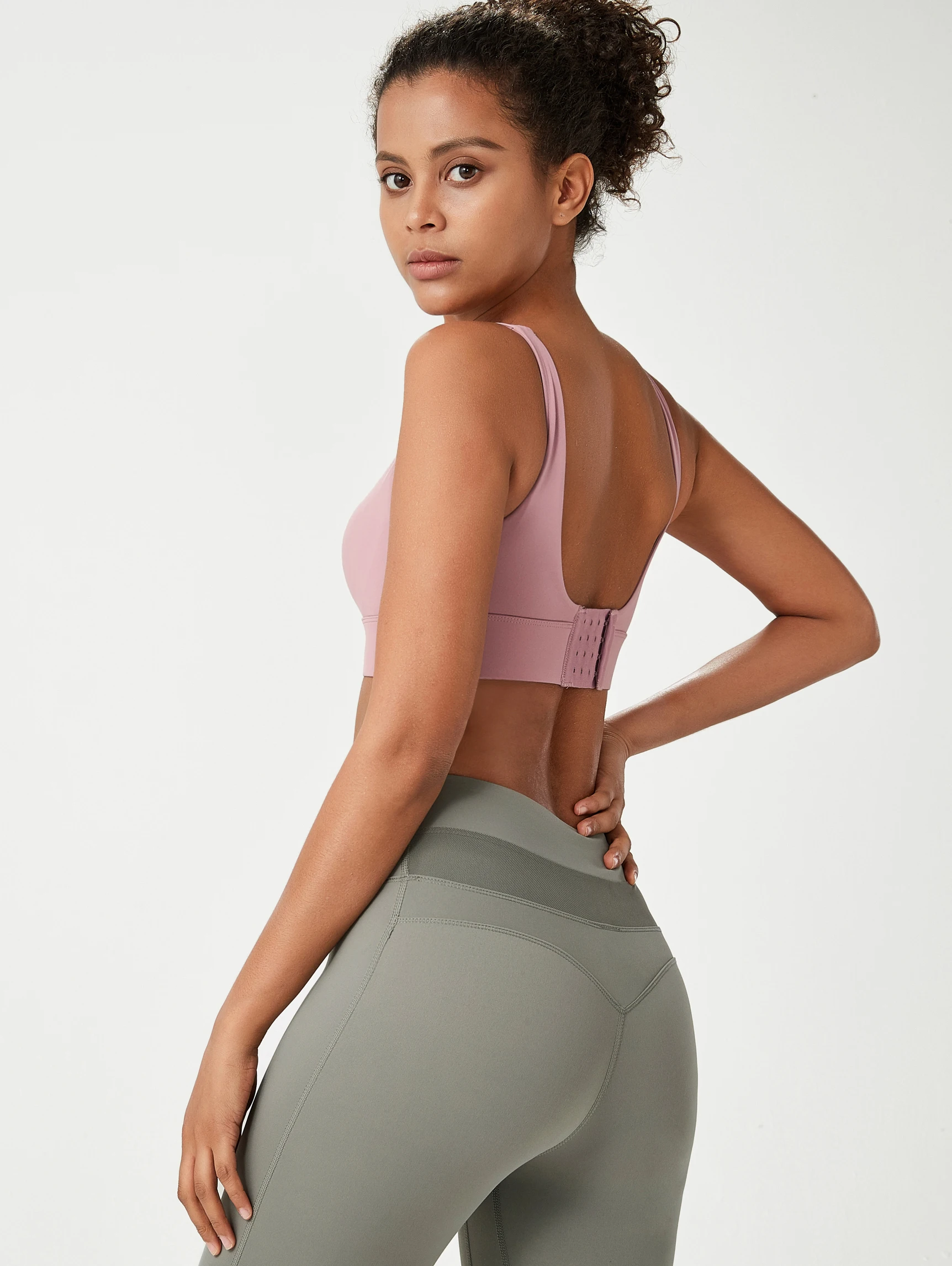 High Quality Polyester Spandex Women's Yoga Workout T-Shirt Compression Fitness Clothing Yoga workout t-shirt