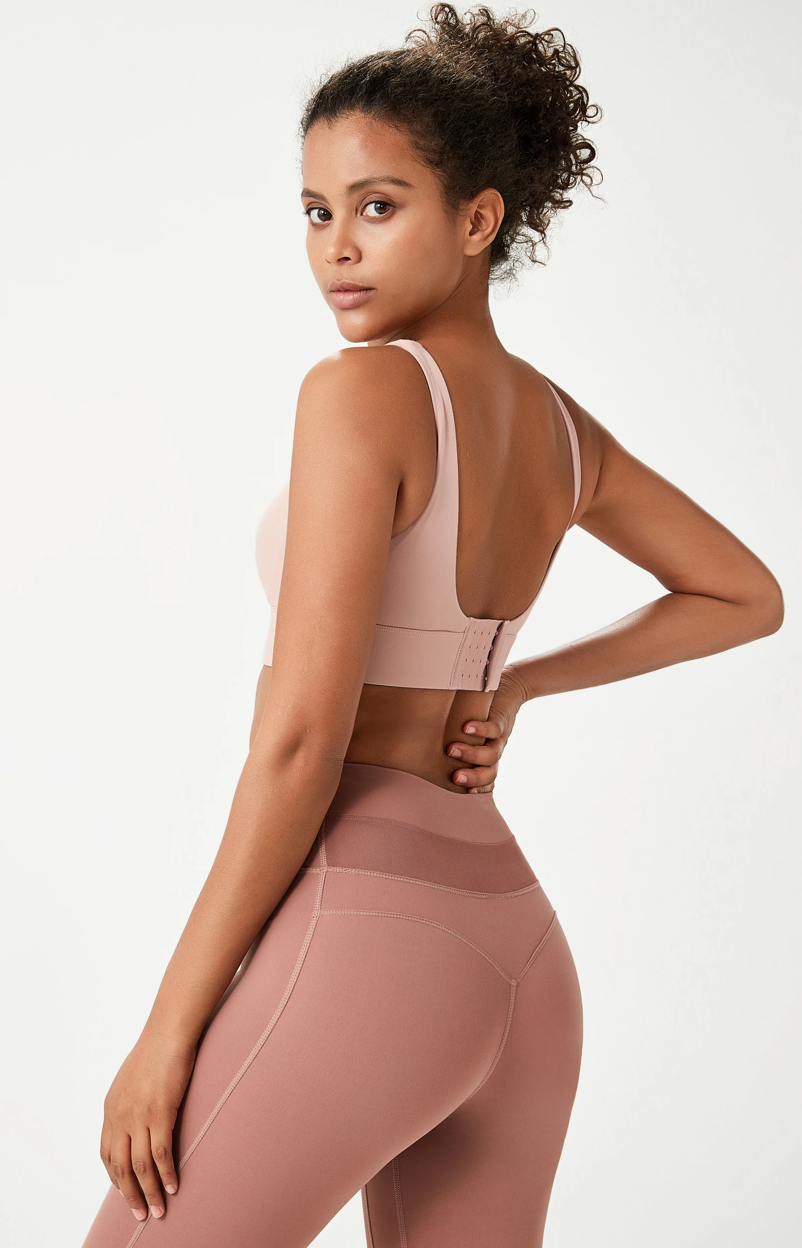 High Quality Polyester Spandex Women's Yoga Workout T-Shirt Compression Fitness Clothing Yoga workout t-shirt