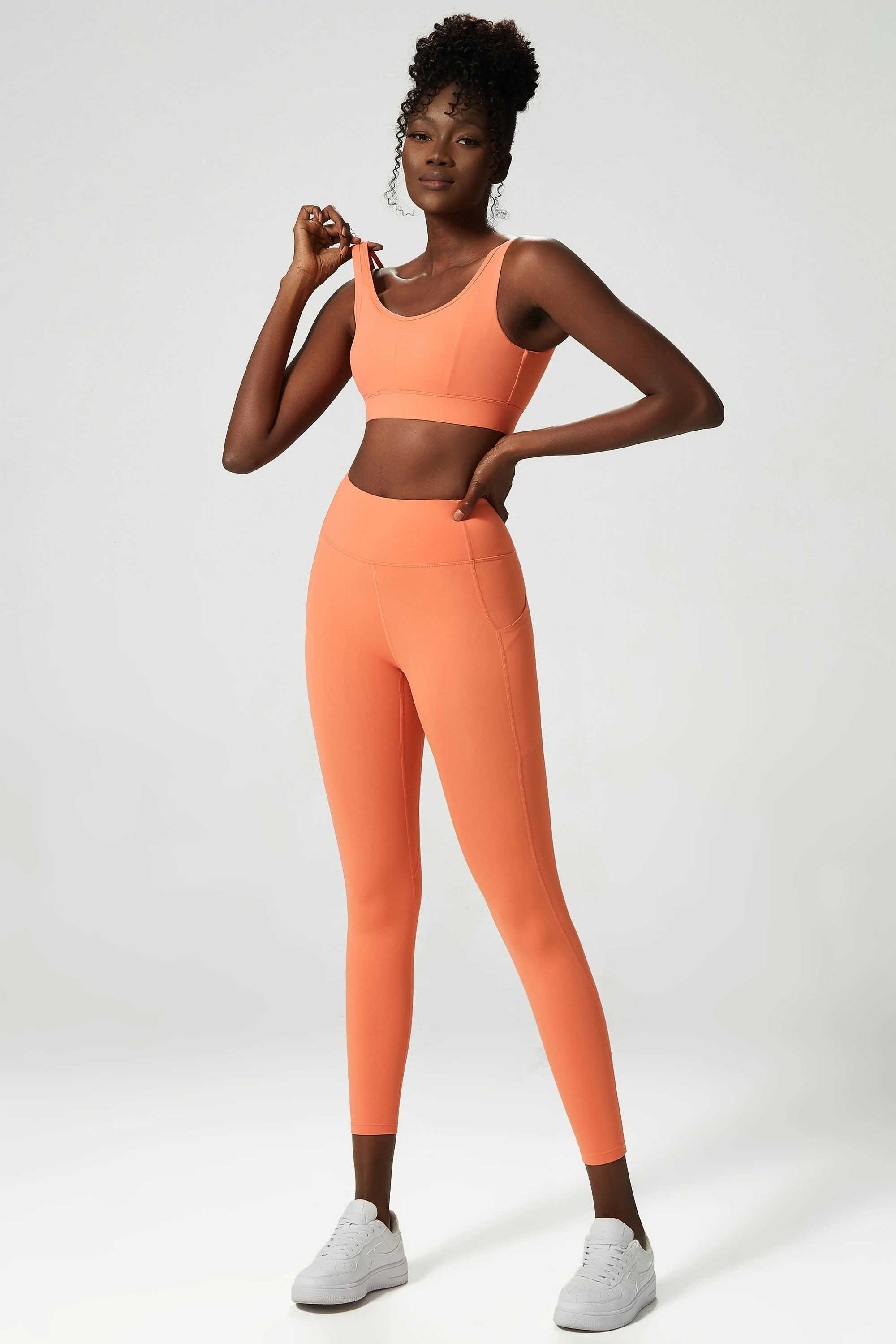 High Quality Women's High Waist Yoga Pants Elastic Fitness Gym Leggings with Anti-Rolling Sports Tights Women's Yoga Top