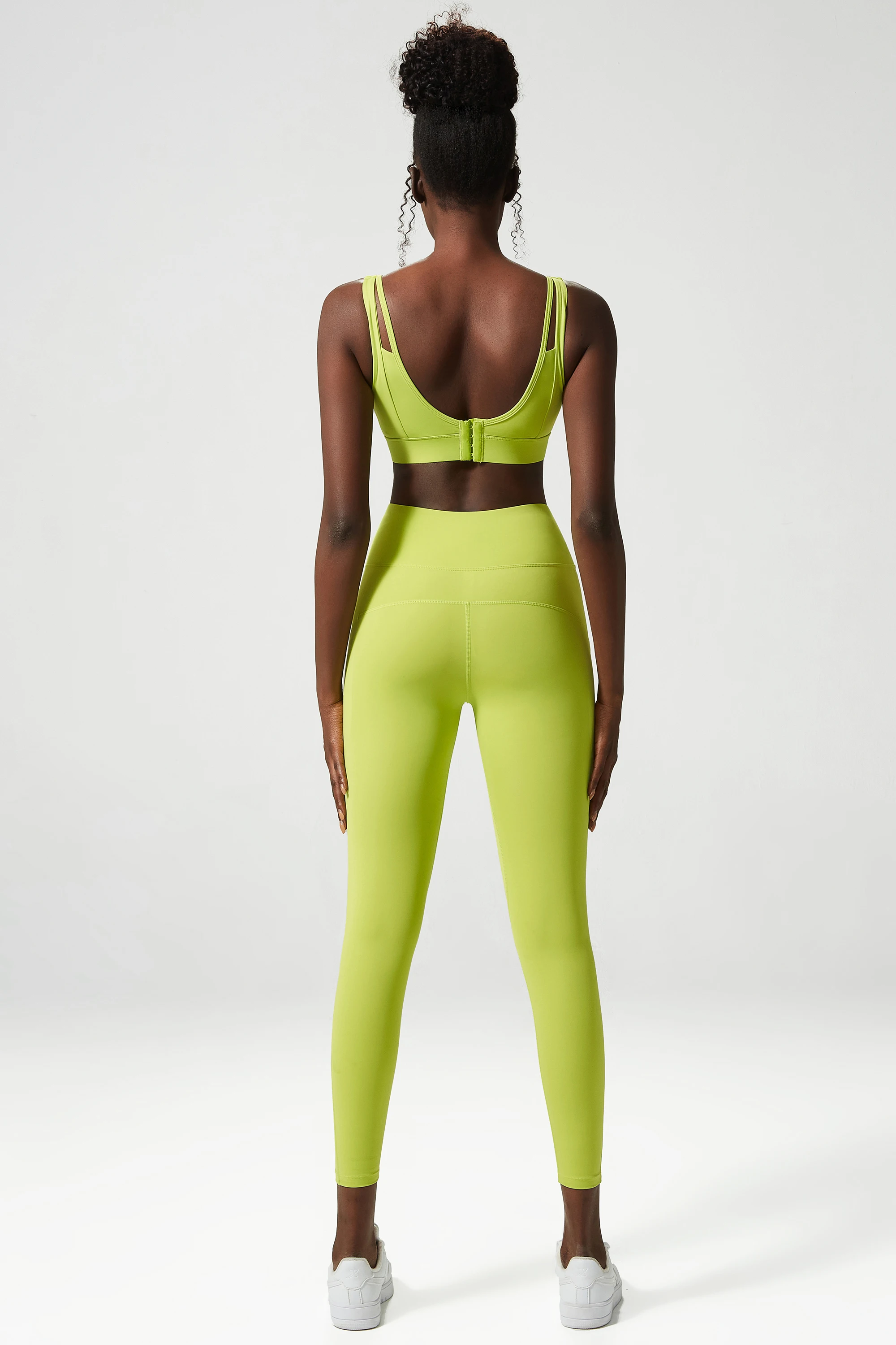 High Quality Women's High Waist Yoga Pants Elastic Fitness Gym Leggings with Anti-Rolling Sports Tights Women's Yoga Top