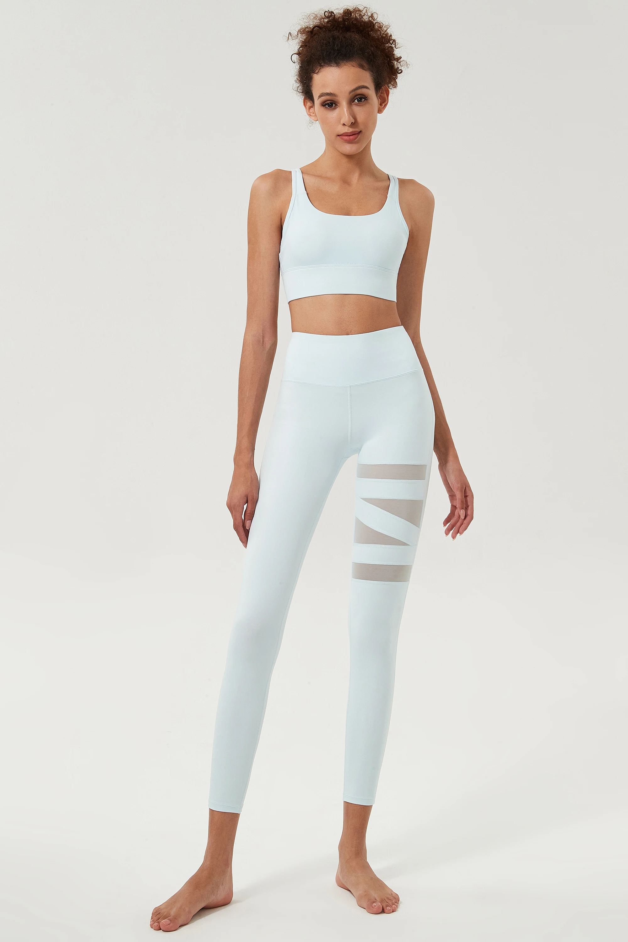 Customizable High Quality Women's Gym Fitness Active Yoga Sets Breathable Sustainable Yoga Suits Quick Dry Shock-Absorbent Print