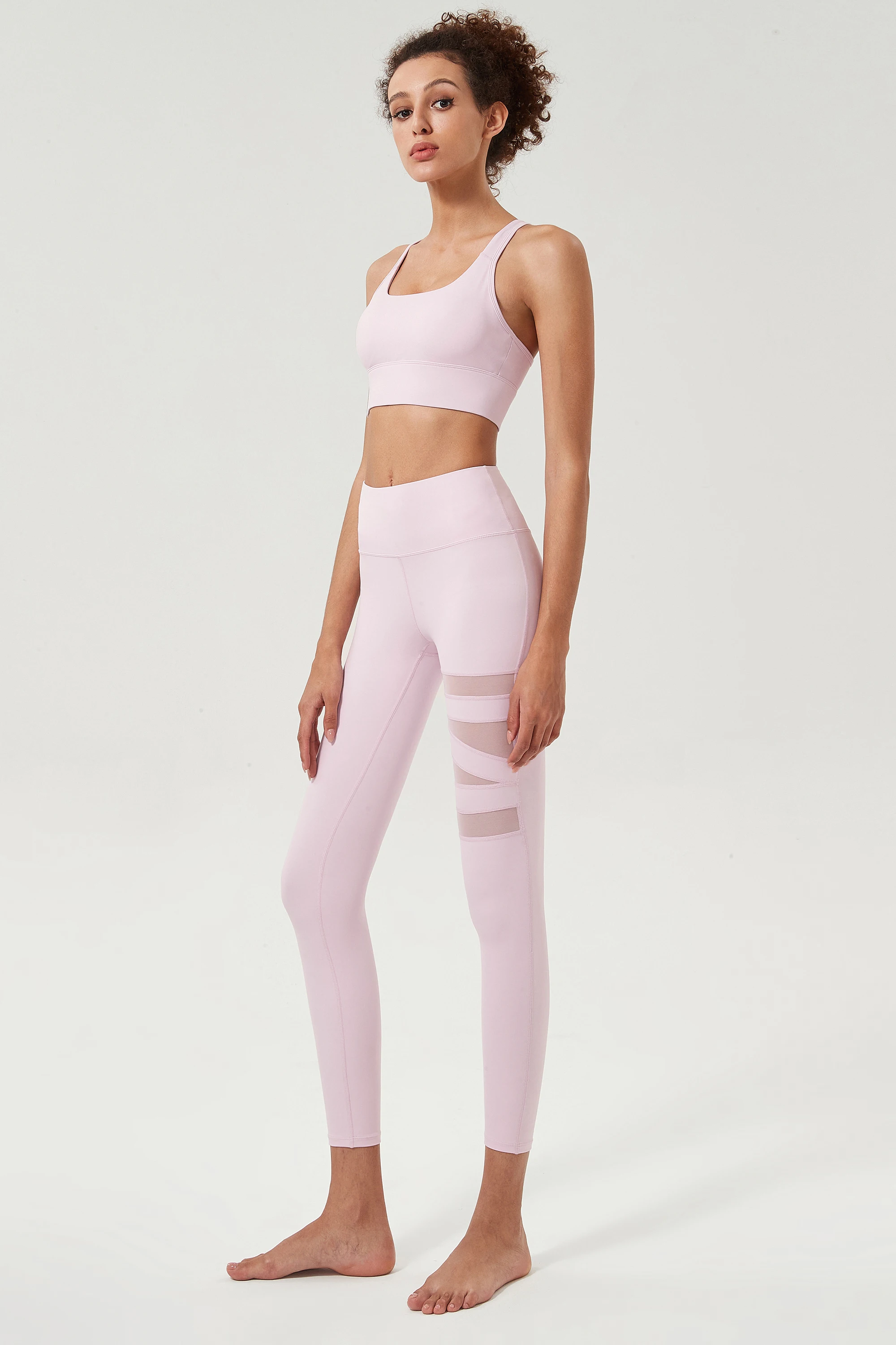 Customizable High Quality Women's Gym Fitness Active Yoga Sets Breathable Sustainable Yoga Suits Quick Dry Shock-Absorbent Print