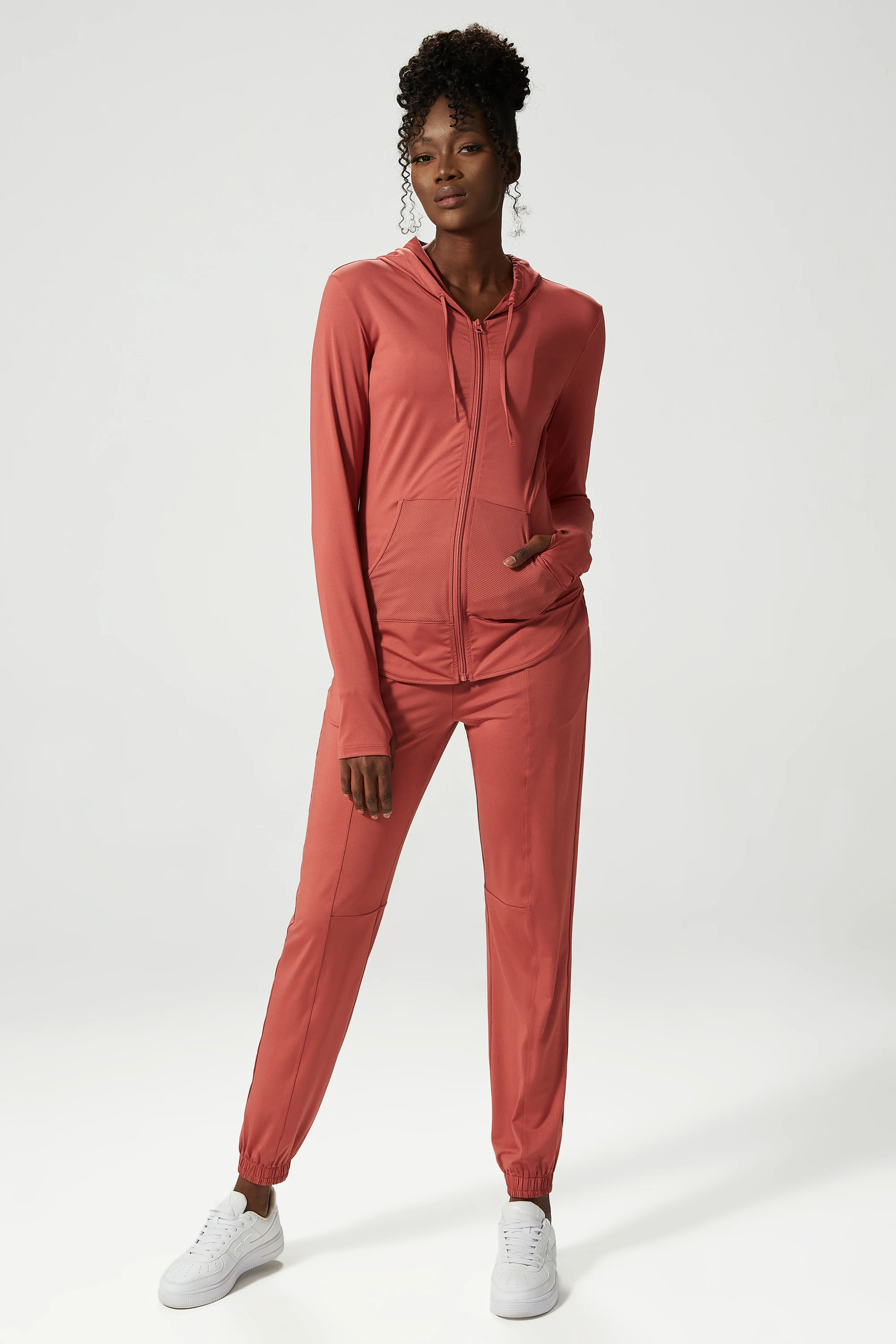 Women's Customizable Logo Long Sleeve Yoga Get some Training Jacket Elastic Waist Geometric Fitness Trainer Jacket Gym