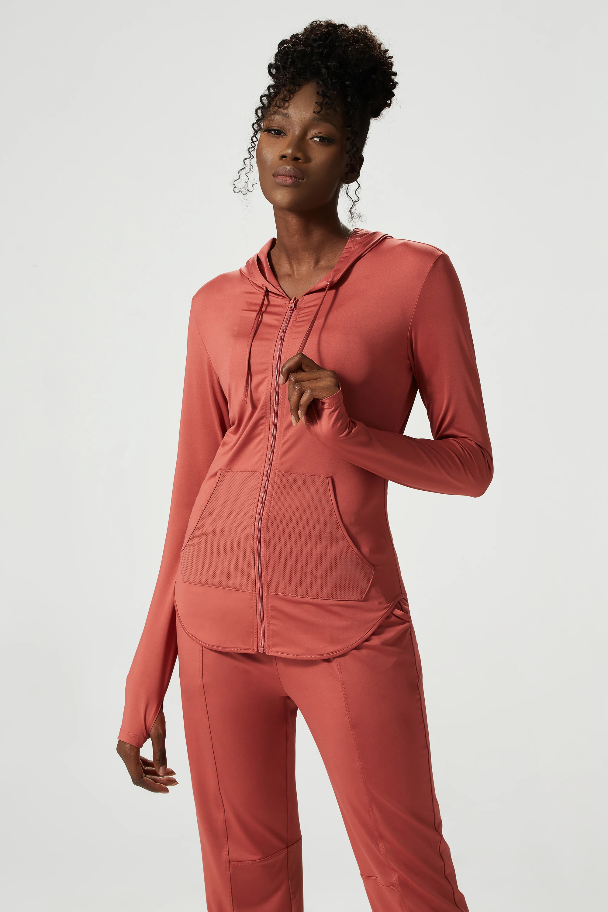 Women's Customizable Logo Long Sleeve Yoga Get some Training Jacket Elastic Waist Geometric Fitness Trainer Jacket Gym