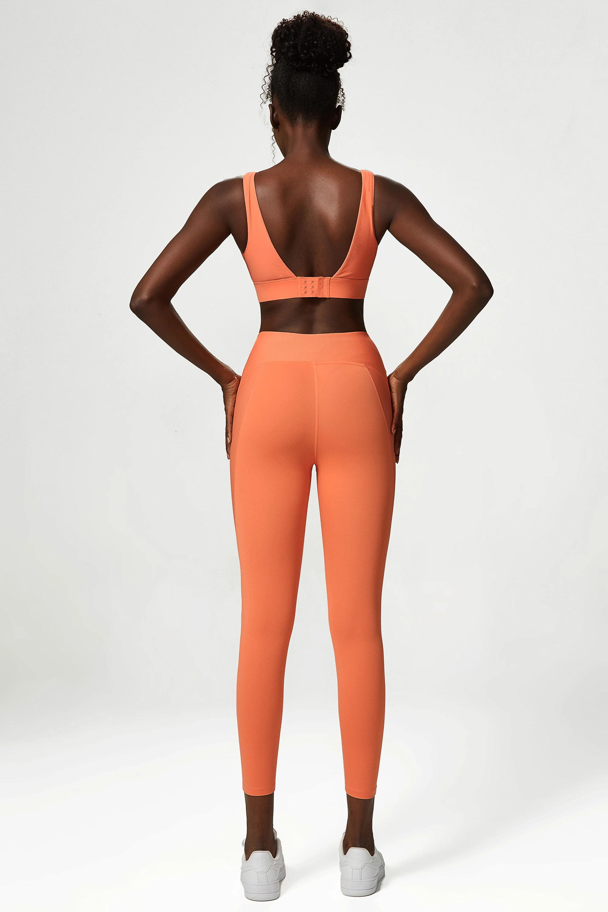Premium High Quality Woman's Gym Fitness Active Yoga Sets Shock-Absorbent Yoga Suits for Adults-Yoga Tops Included