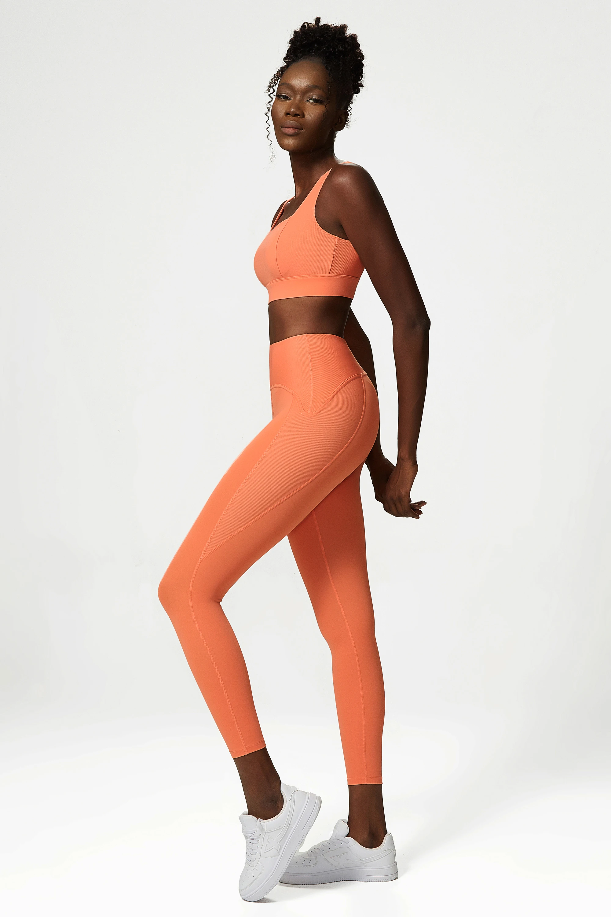 Premium High Quality Woman's Gym Fitness Active Yoga Sets Shock-Absorbent Yoga Suits for Adults-Yoga Tops Included