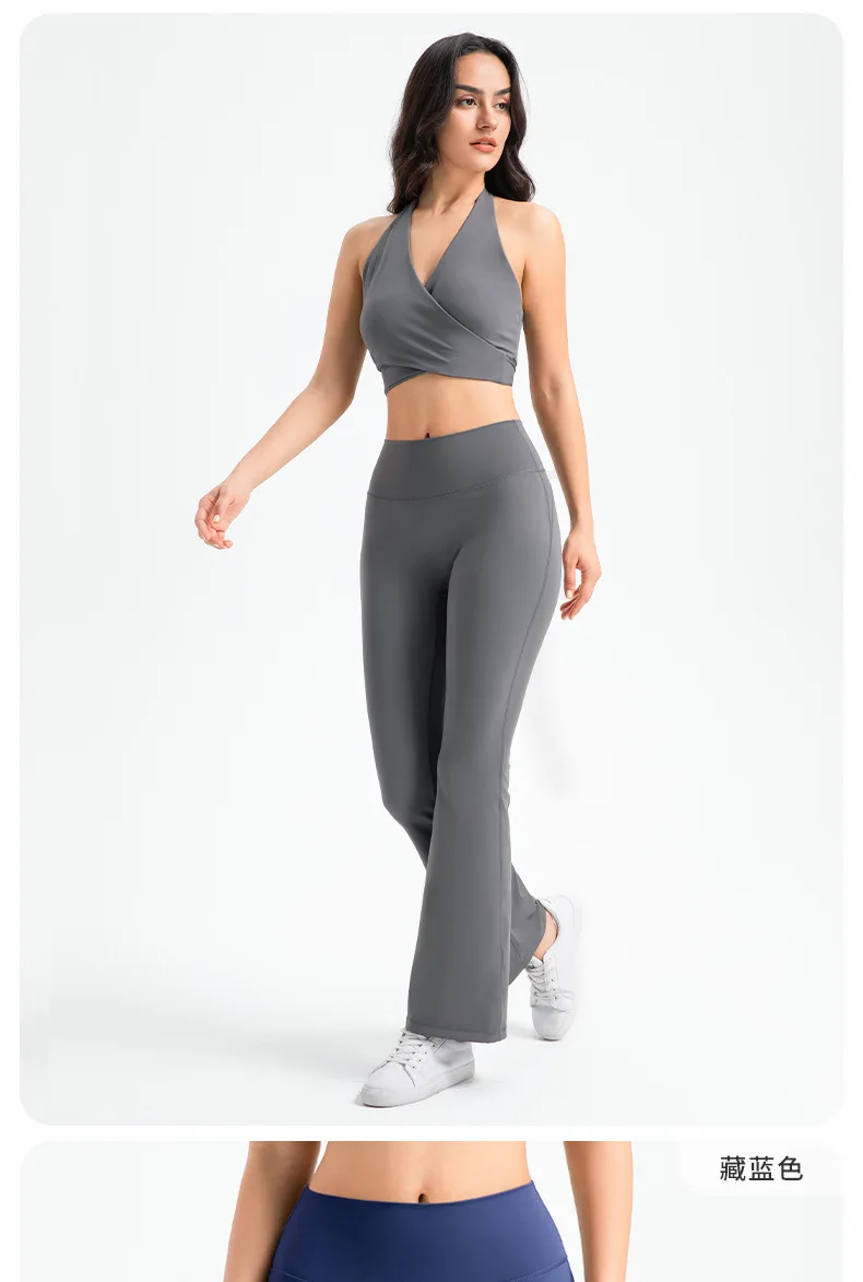 Women's Breathable Sustainable Sports Gym Fitness Top Pants New Seamless Sexy Tight-Fitting Long-Sleeve Hip-Lifting Yoga