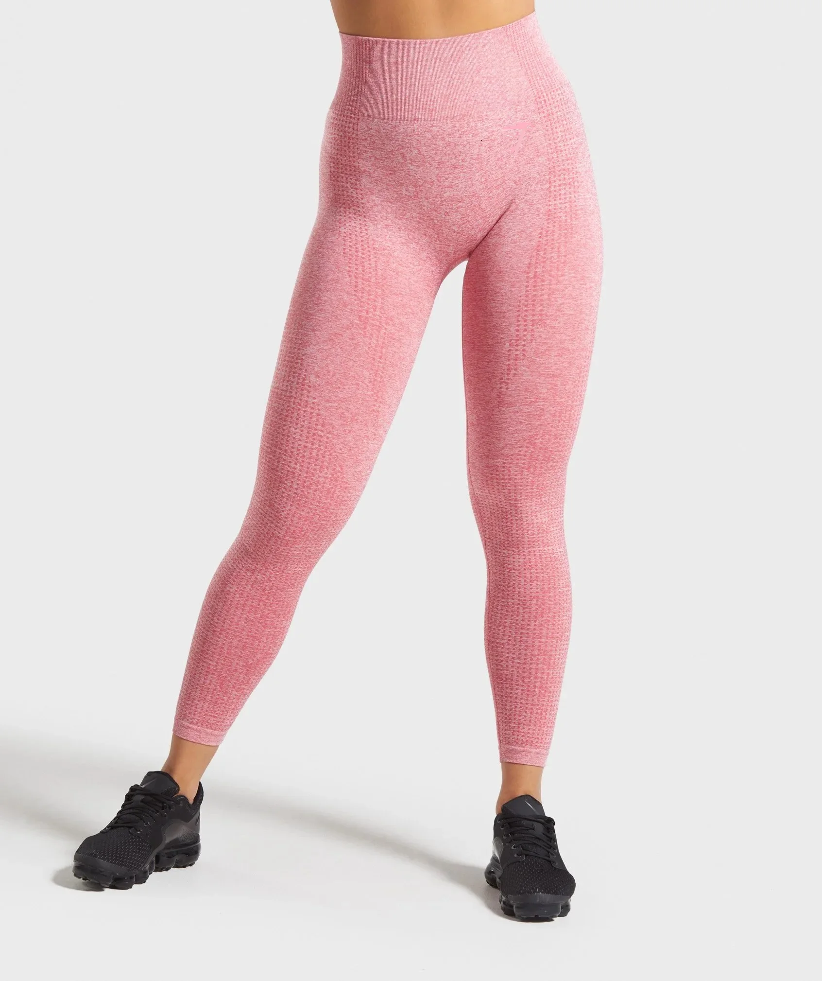 Custom print ladies leggings High Visibility Yoga Pants with Elastic Waist & Anti-Rolling Feature Solid Pattern Seamless Design