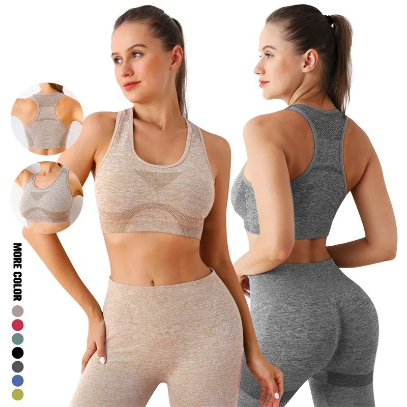 breathable yoga set comfortable and elastic workout clothes yoga set for women Customizable