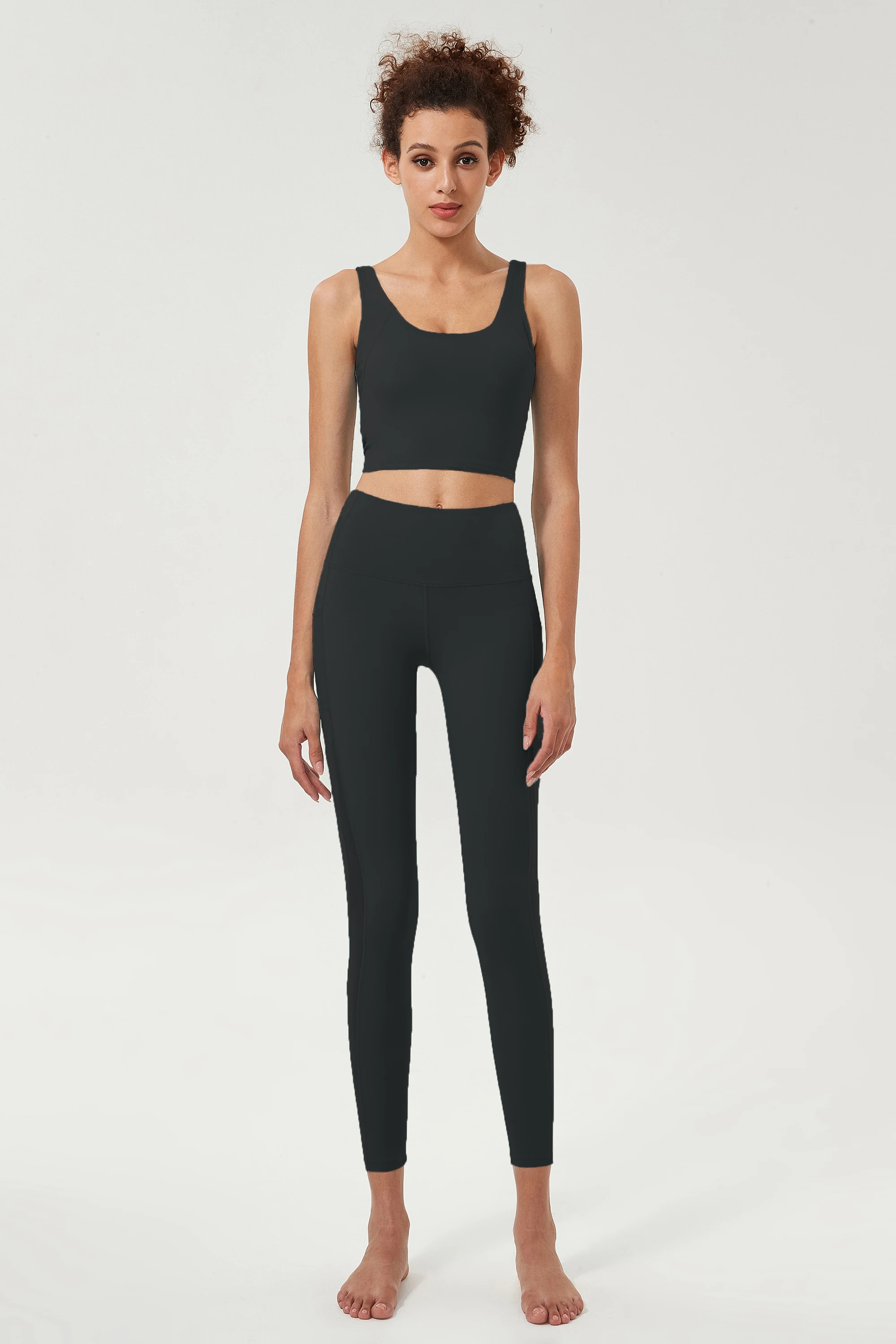 Premium Women's Gym Fitness Active Yoga Sets Breathable Sustainable Quick Dry Shock-Absorbent Prints Elastic Waist Closure